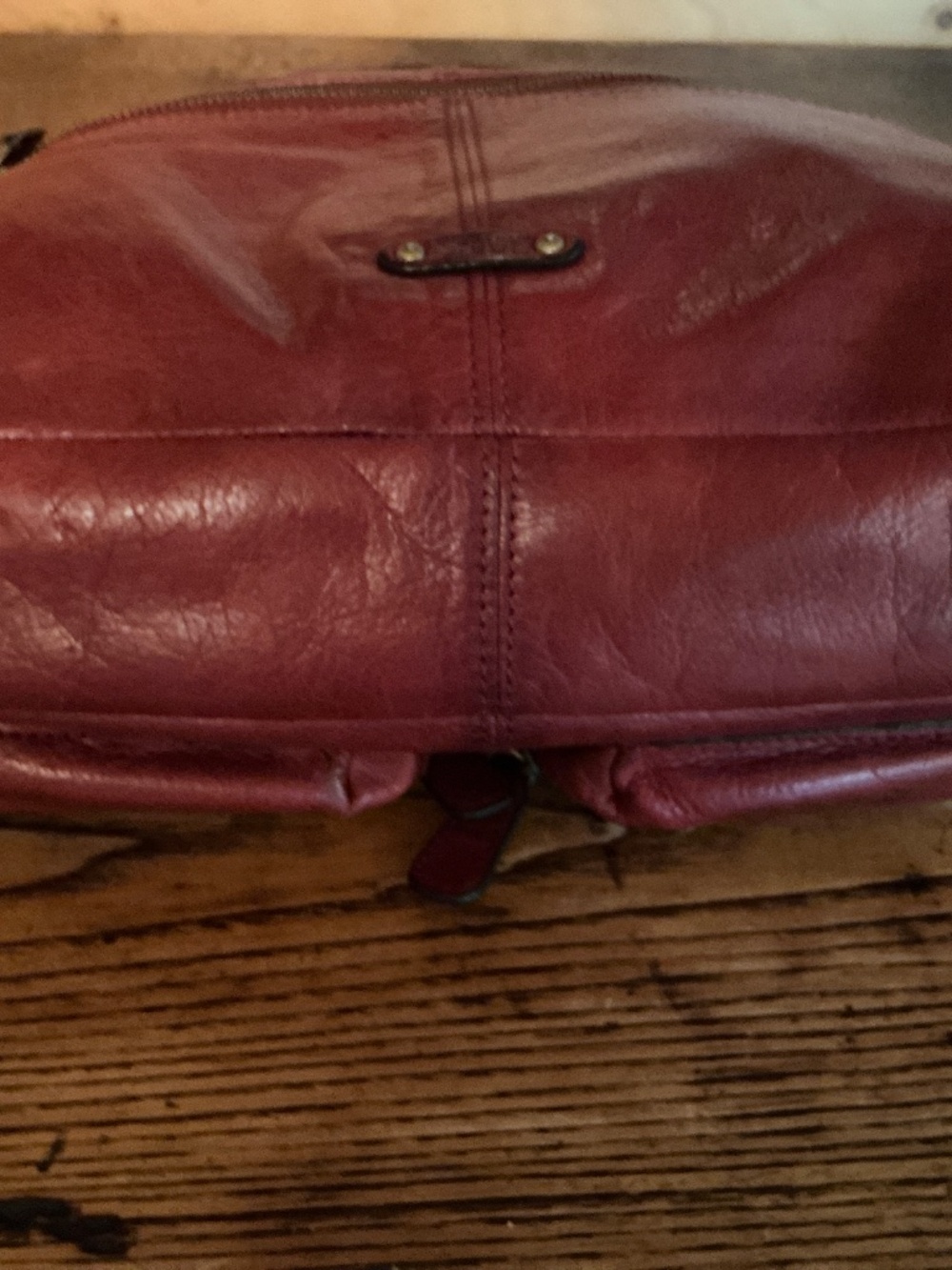 Frye Red Leather Crossbody - Picture 6 of 11